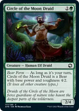 Magic: Adventures in the Forgotten Realms - Circle of the Moon Druid #177 (NM)