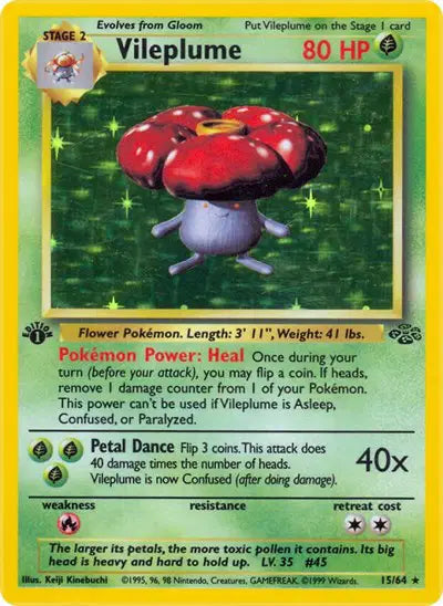 Pokémon TCG - Jungle - Vileplume #15 (LP)