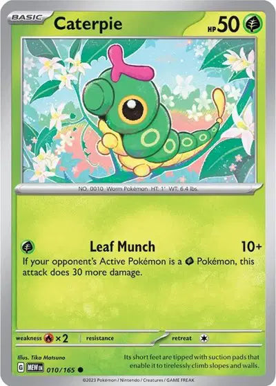 Pokémon TCG - SV151 - Caterpie (010/165) (NM)
