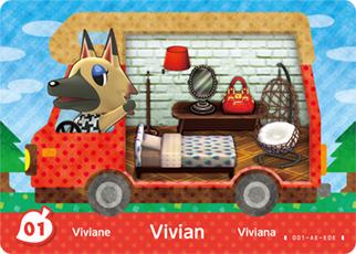 Nintendo - Animal Crossing Welcome Amiibo - Vivian #01