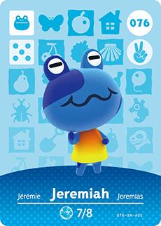 Nintendo - Animal Crossing Series 1 - Jeremiah #076