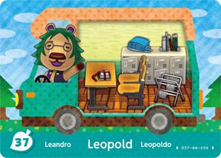 Nintendo - Animal Crossing Welcome Amiibo - Leopold #37