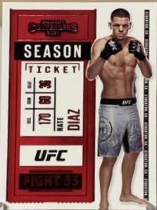 UFC - Panini Chronicles UFC - (2021) - Nate Diaz #6 — Pink