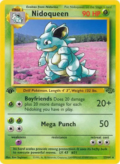 Pokémon TCG - Jungle - Nidoqueen #23 (LP)