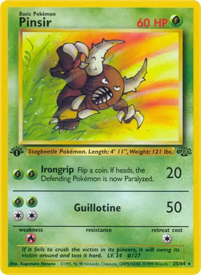 Pokémon TCG - Jungle - Pinsir #25 (LP)