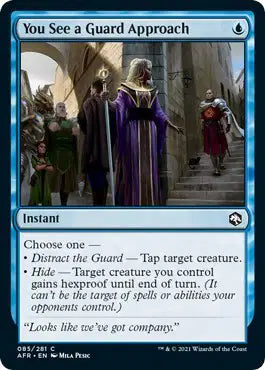 Magic: Adventures in the Forgotten Realms - You See a Guard Approach #85 (NM)