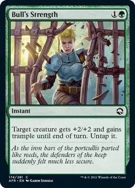 Magic: Adventures in the Forgotten Realms - Bull's Strength #174 (NM)