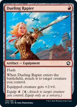 Magic: Adventures in the Forgotten Realms - Dueling Rapier #140 (NM)