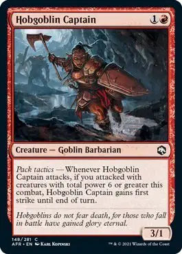 Magic: Adventures in the Forgotten Realms - Hobgoblin Captain #148 (NM)