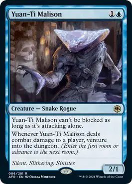 Magic: Adventures in the Forgotten Realms - Yuan-Ti Malison #86 (NM)