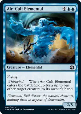 Magic: Adventures in the Forgotten Realms - Air-Cult Elemental #45 (NM)