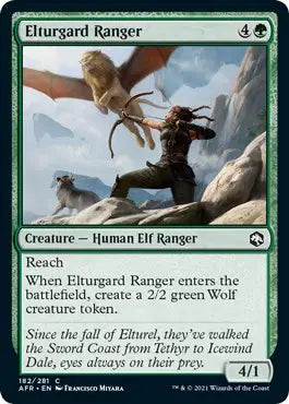 Magic: Adventures in the Forgotten Realms - Elturgard Ranger #182 (NM)