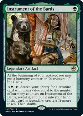 Magic: Adventures in the Forgotten Realms - Instrument of the Bards #190 (NM)