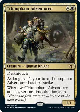 Magic: Adventures in the Forgotten Realms - Triumphant Adventurer #237 (NM)
