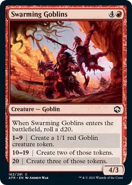 Magic: Adventures in the Forgotten Realms - Swarming Goblins #162 (NM)