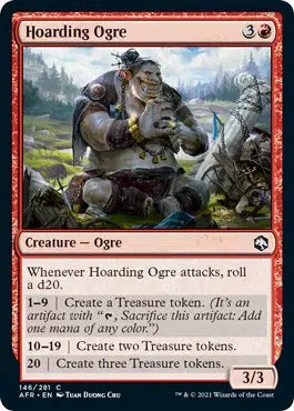 Magic: Adventures in the Forgotten Realms - Hoarding Ogre #146 (NM)