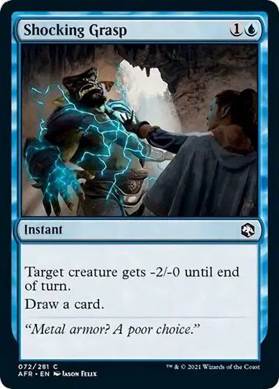 Magic: Adventures in the Forgotten Realms - Shocking Grasp #72 (NM)
