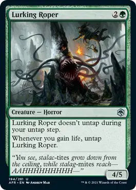 Magic: Adventures in the Forgotten Realms - Lurking Roper #194 (NM)