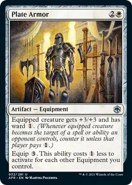 Magic: Adventures in the Forgotten Realms - Plate Armor #32 (NM)