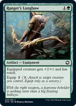 Magic: Adventures in the Forgotten Realms - Ranger's Longbow #203 (NM)