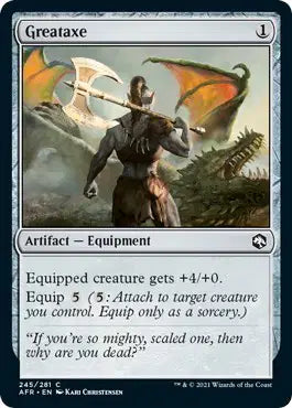Magic: Adventures in the Forgotten Realms - Greataxe #245 (NM)
