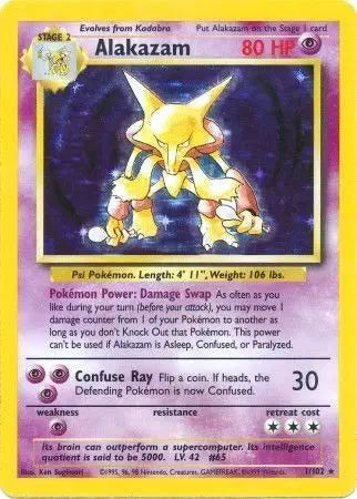 Alakazam #1 Pokémon TCG Card