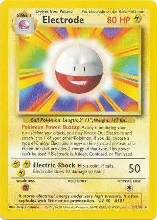 Electrode #21 Pokémon TCG Card