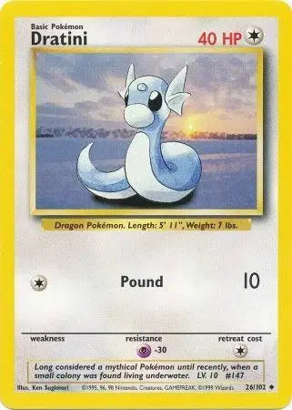 Dratini #26 Pokémon TCG Card