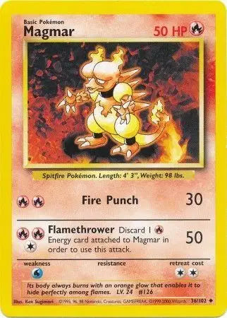 Magmar #36 Pokémon TCG Card