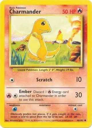 Charmander #46 Pokémon TCG Card