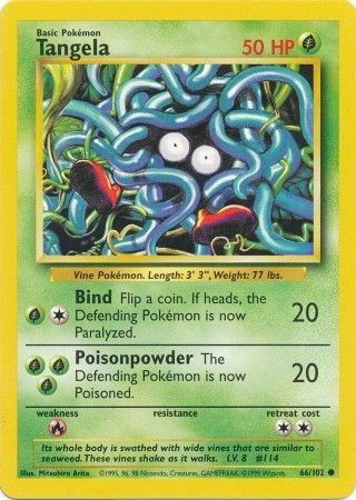 Pokémon TCG - Base Set (Unlimited) - Tangela #66 (LP)