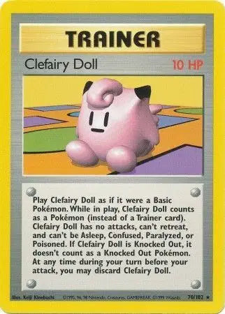 Clefairy Doll #70 Pokémon TCG Card