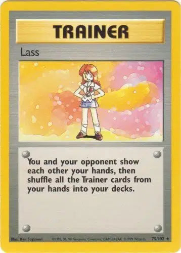 Lass #75 Pokémon TCG Card