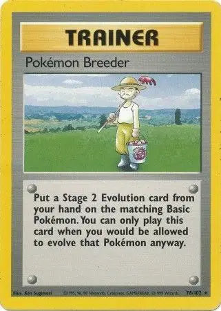 Pokemon Breeder #76 Pokémon TCG Card