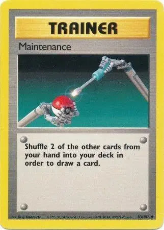 Maintenance #83 Pokémon TCG Card