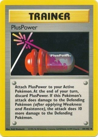 Pokémon TCG - Base Set (Unlimited) - PlusPower #84 (LP)