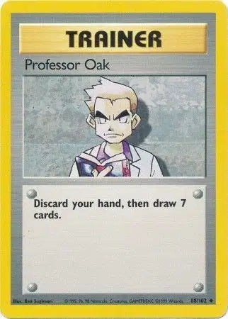 Professor Oak #88 Pokémon TCG Card