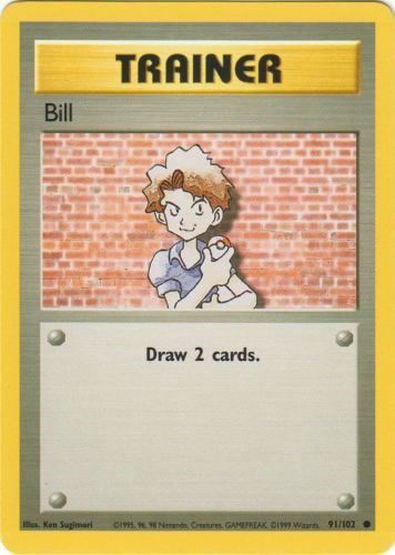 Pokémon TCG - Base Set (Unlimited) - Bill #91 (LP)