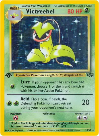 Pokémon TCG - Jungle - Victreebel #14 (LP)
