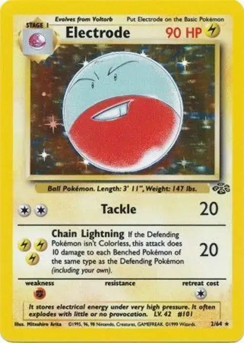 Pokémon TCG - Jungle - Electrode #2 (LP)