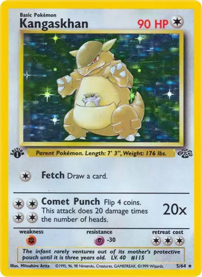 Pokémon TCG - Jungle - Kangaskhan #5 (LP)