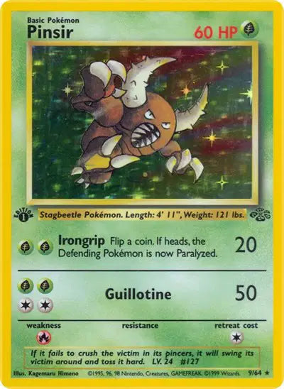 Pokémon TCG - Jungle - Pinsir #9 (LP)