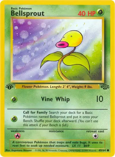 Pokémon TCG - Jungle - Bellsprout #49 (LP)