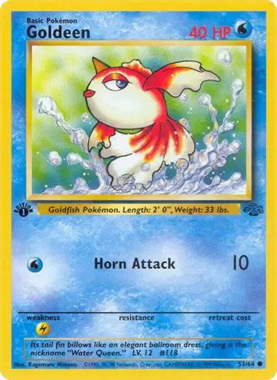 Pokémon TCG - Jungle - Goldeen #53 (LP)