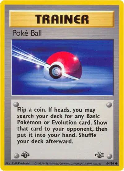 Pokémon TCG - Jungle - Poke Ball #64 (LP)