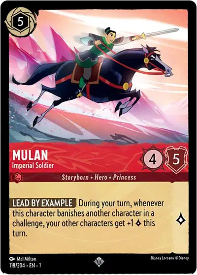 Disney Lorcana: The First Chapter - Mulan - Imperial Soldier (118/204) (NM)