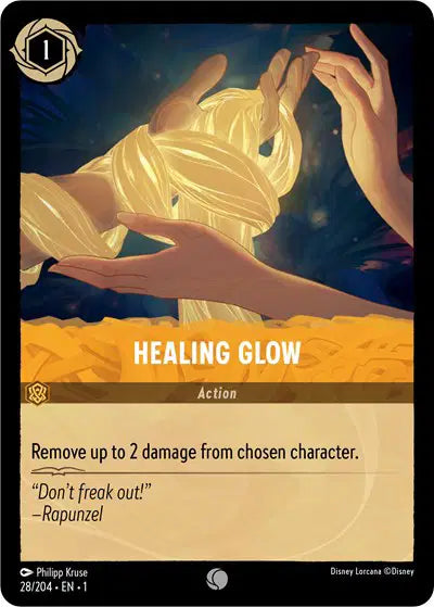 Disney Lorcana: The First Chapter - Healing Glow (28/204) (NM)