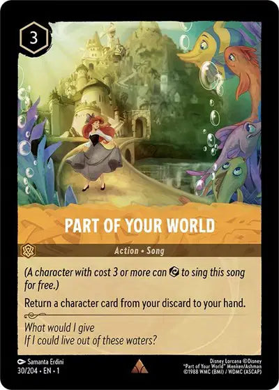 Disney Lorcana: The First Chapter - Part of Your World (30/204) (NM)
