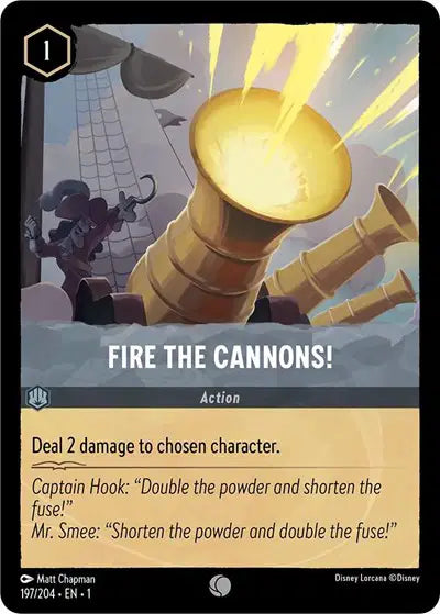 Disney Lorcana: The First Chapter - Fire the Cannons! (197/204) (NM)