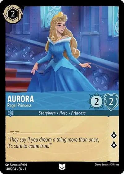 Disney Lorcana: The First Chapter - Aurora - Regal Princess (140/204) (NM)